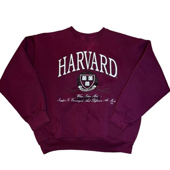 20/20 Sport Other - Vintage Harvard Sweatshirt Men's Size X-Large Red Pullover Big Logo
